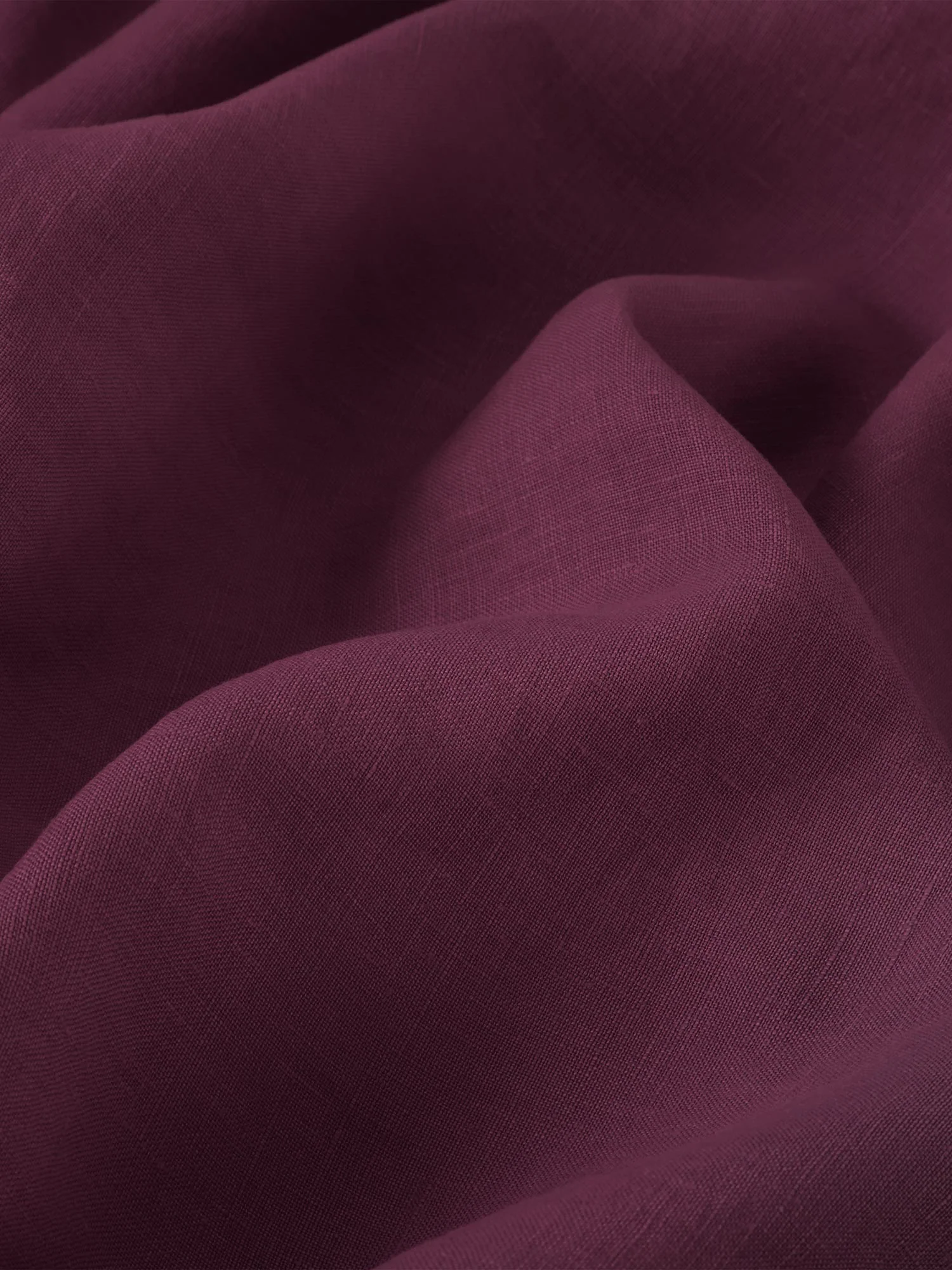 Berry Linen Blend Flat Sheet - Image 3