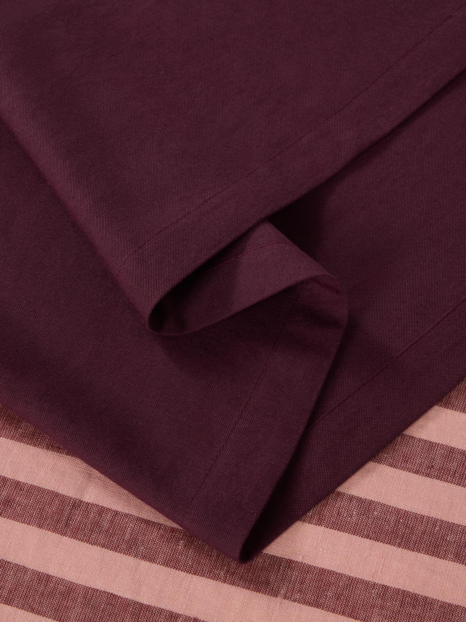 Berry Linen Blend Table Runner - Image 3