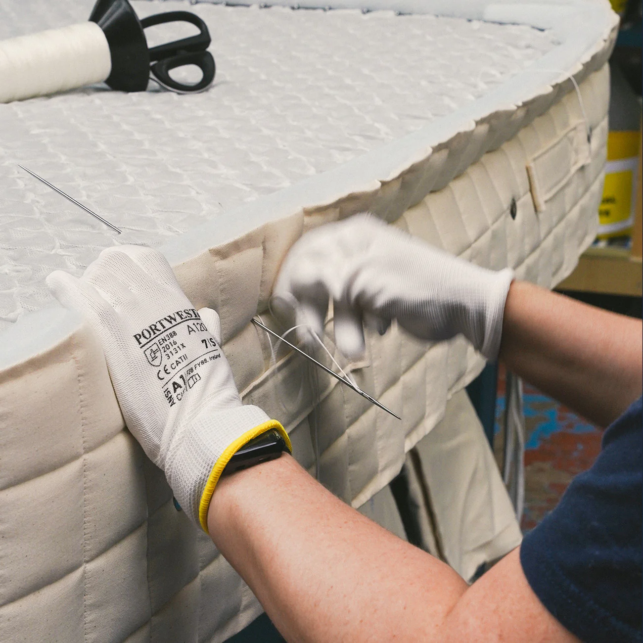 Cortelferry Pocket Sprung Wool and Cotton Mattress - Image 6