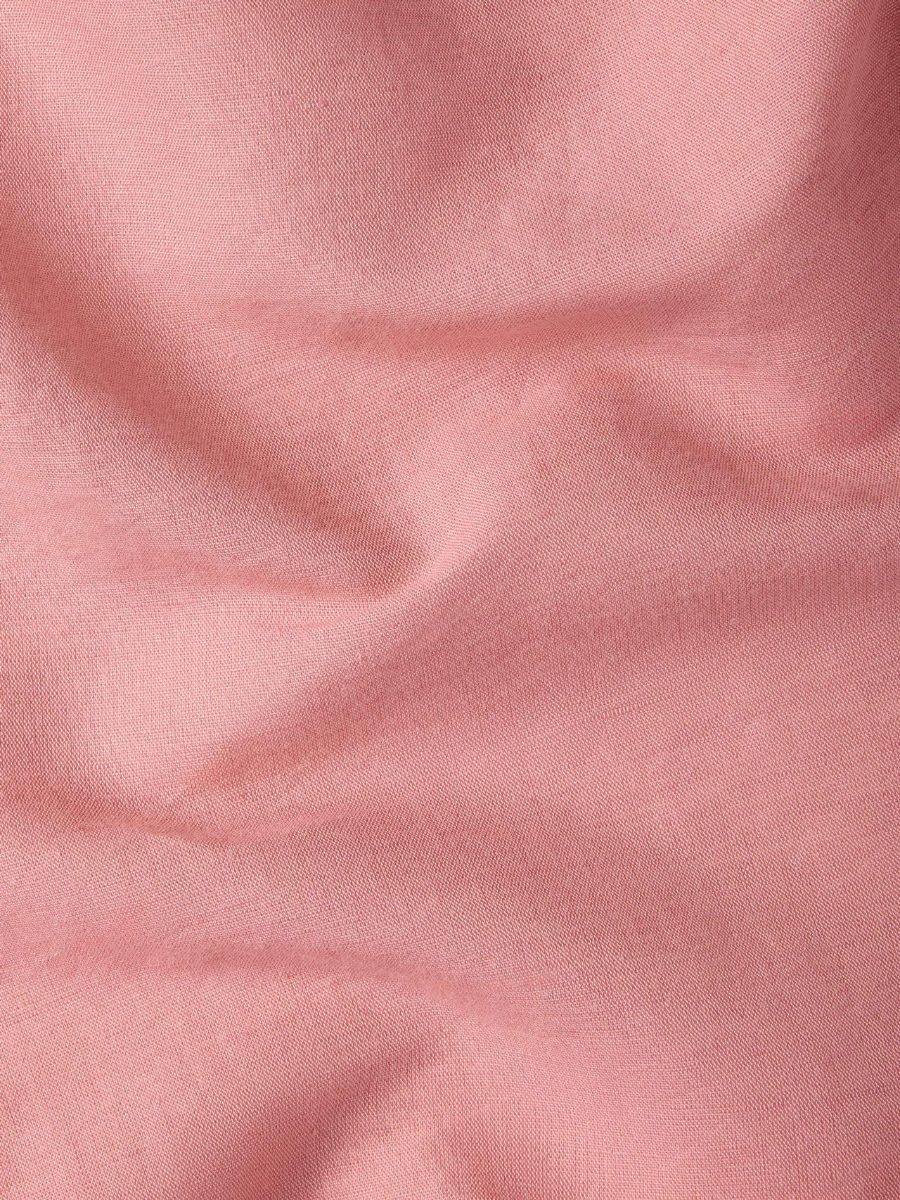 Dusty Pink Linen Blend Fitted Sheet - Image 3