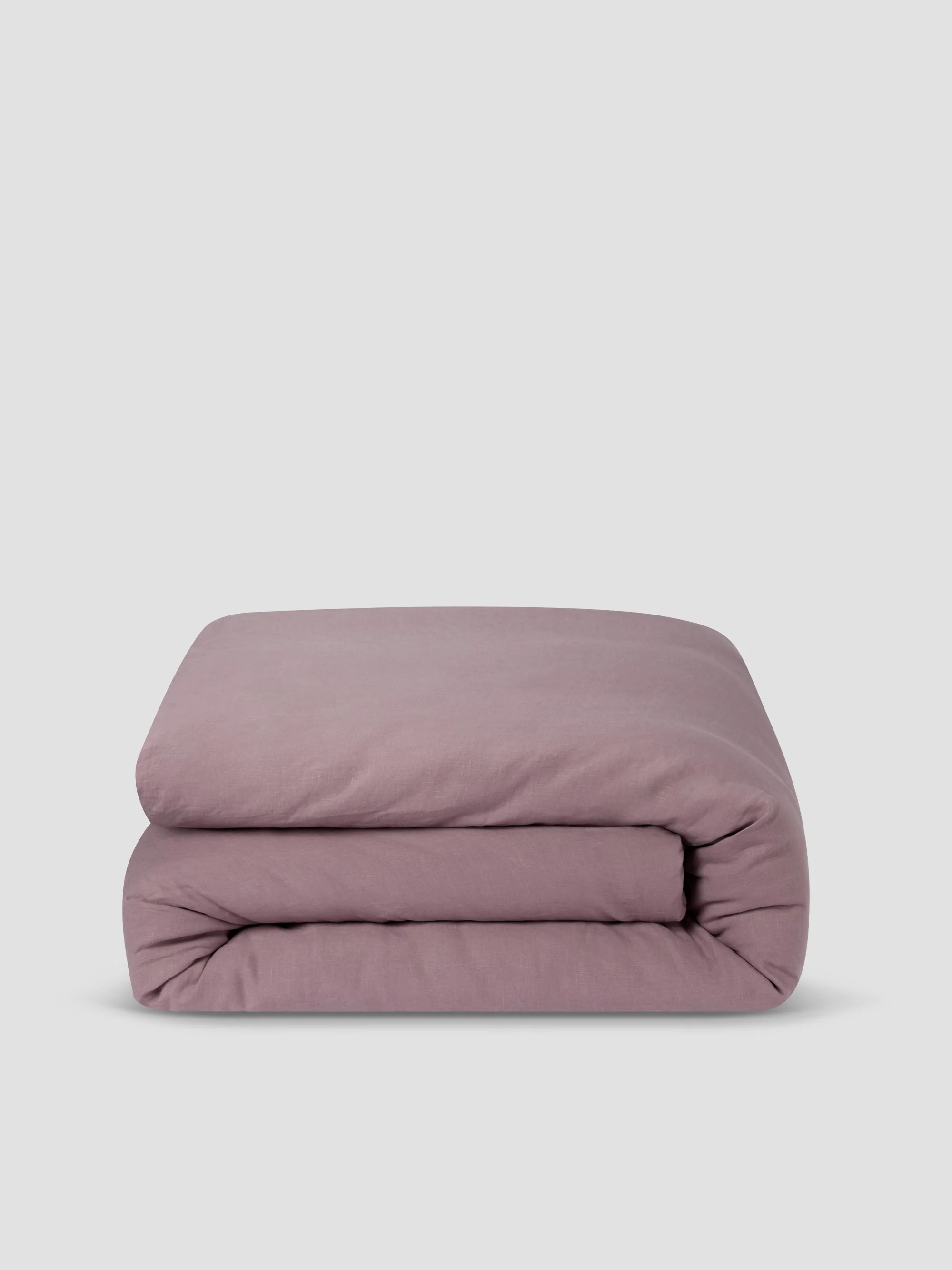 Elderberry Linen Blend Duvet Cover - Image 3