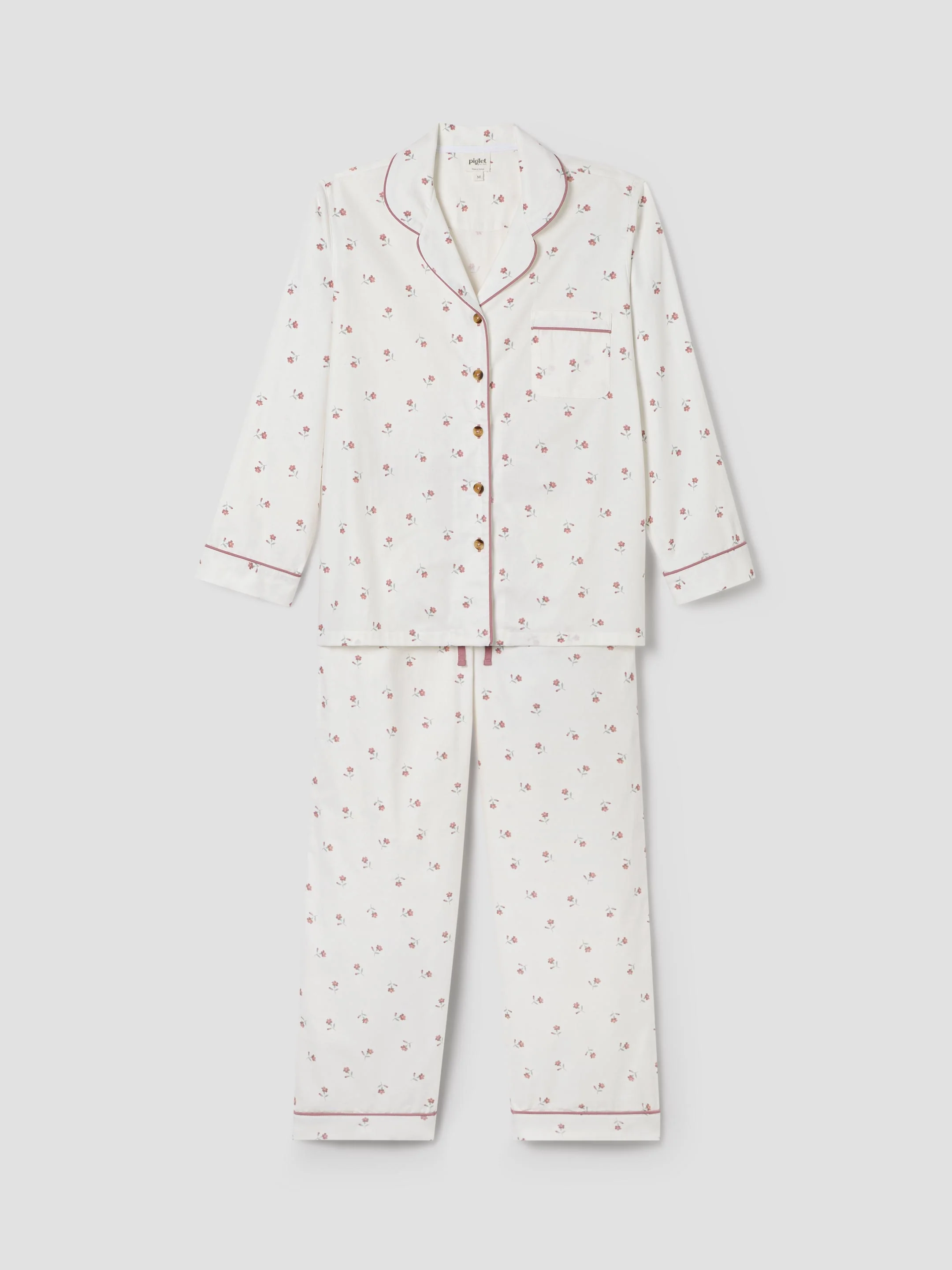 Pearl Posy Bud Cotton Trouser Set - Image 4