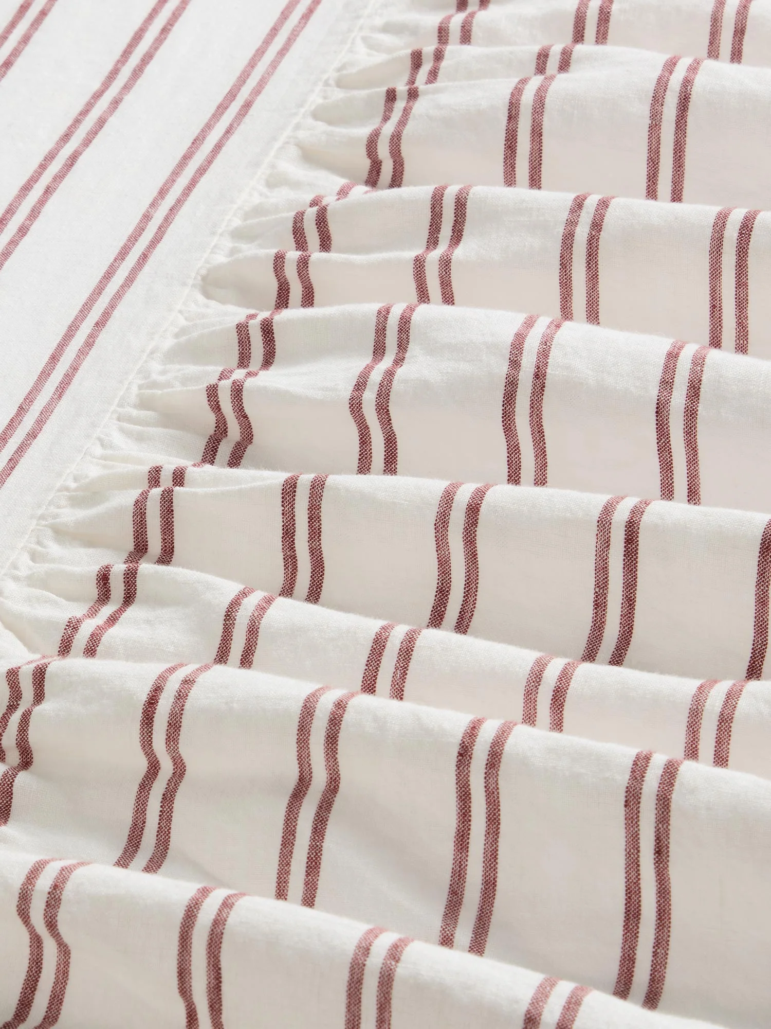 Rhubarb Kemptown Stripe Linen Blend Valance - Image 3