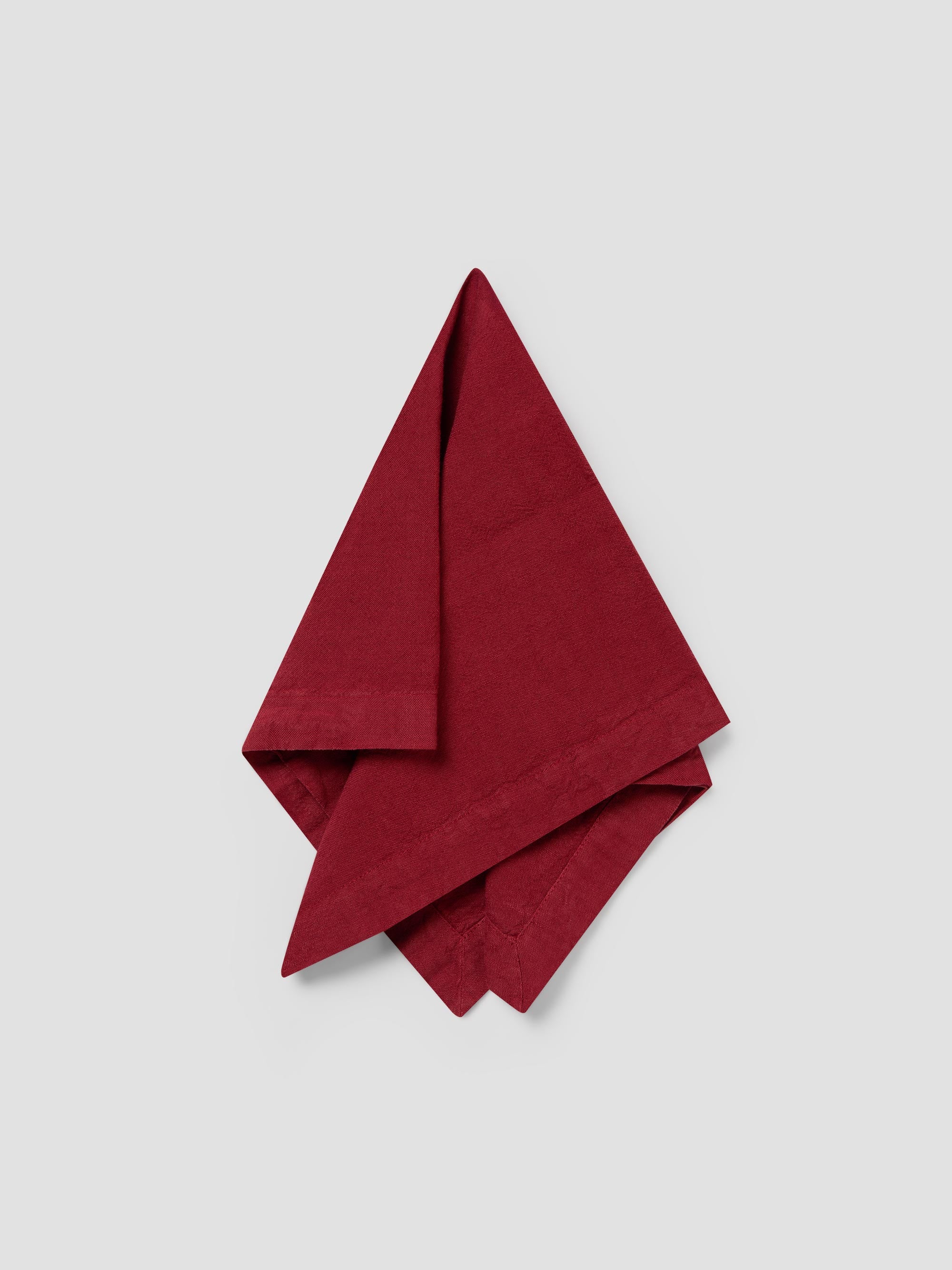 Rhubarb Linen Blend Napkins Set of 4 - Image 2
