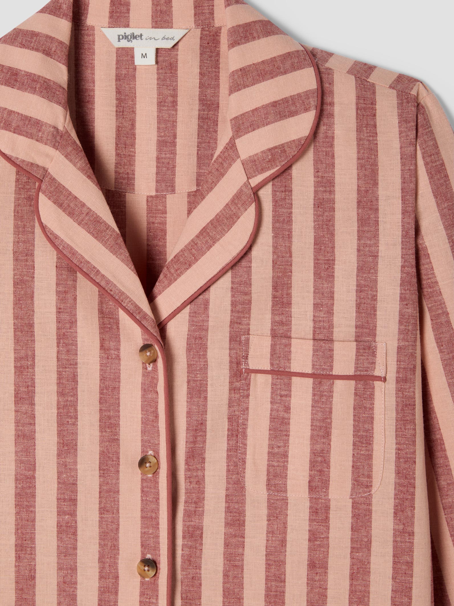Rhubarb & Rose Pembroke Stripe Linen Blend Trouser Set - Image 4