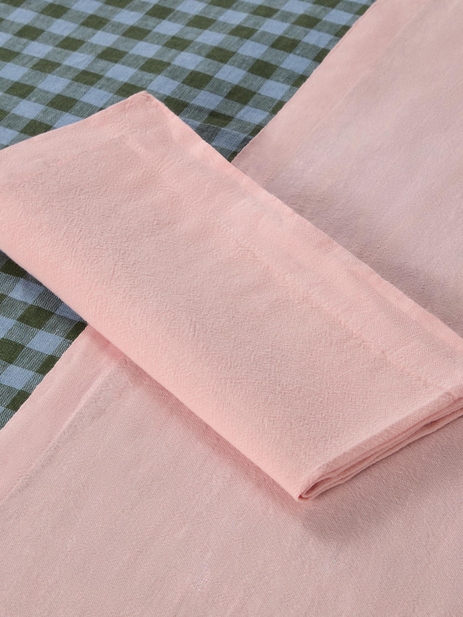Rose Linen Blend Napkins Set of 4 - Image 3