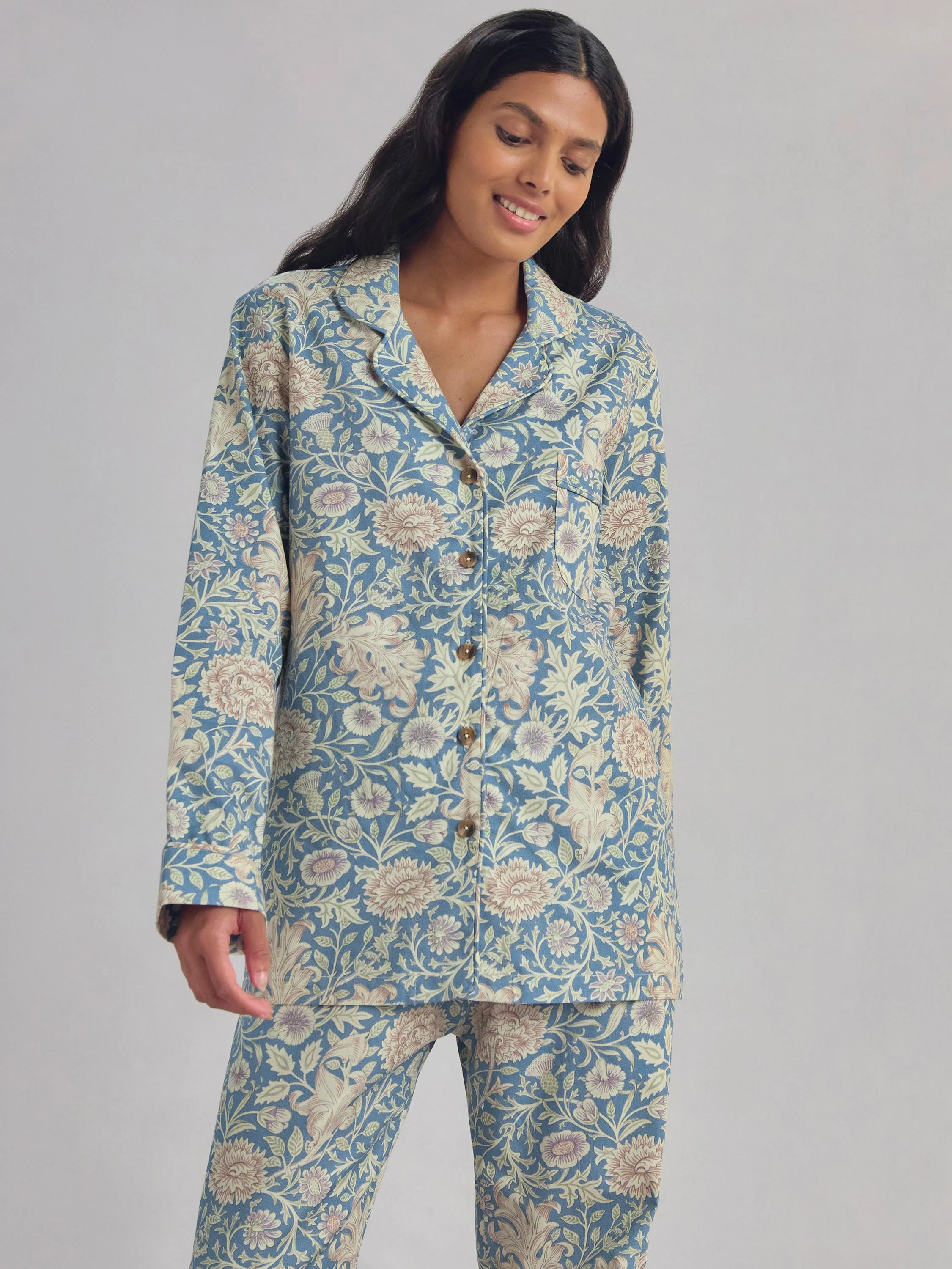 Webbs Blue Double Bough Cotton Trouser Set - Image 2